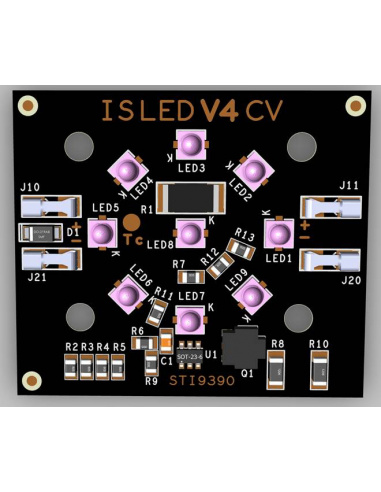 Carte V4.2PF 9 LEDs 80° 24V 20W