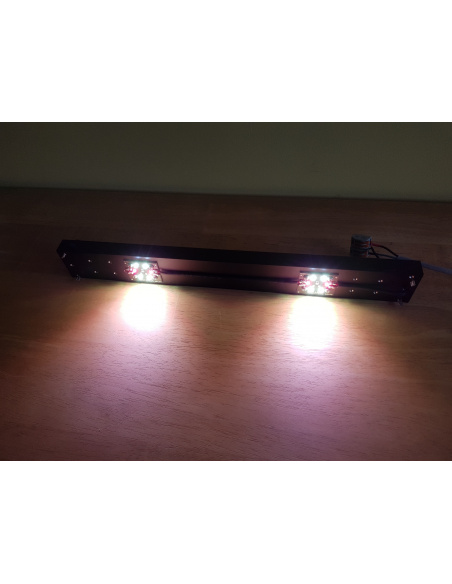 Rail 2 spots passif 40cm 20W V5Tc 5000K Rsp0a Nichia