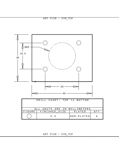 Carte V6.4PF 9 LEDs 130° 23,9V 20W 750mA
